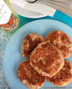Corn Beef Hash Patties Recipe with Vidal Monarch Wine from Canada 