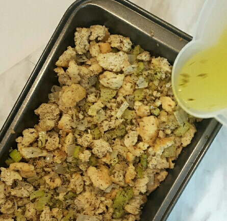 Add the chicken broth
