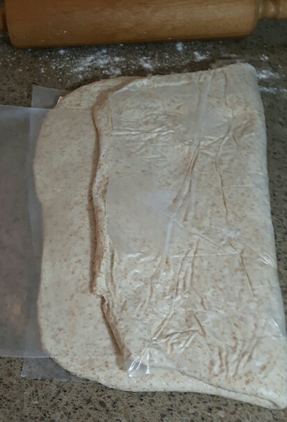 Dough Rolled Wax Paper